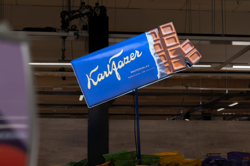 Imagon &ndash; Valokotelomainos Fazer suklaa, Prisma Sello