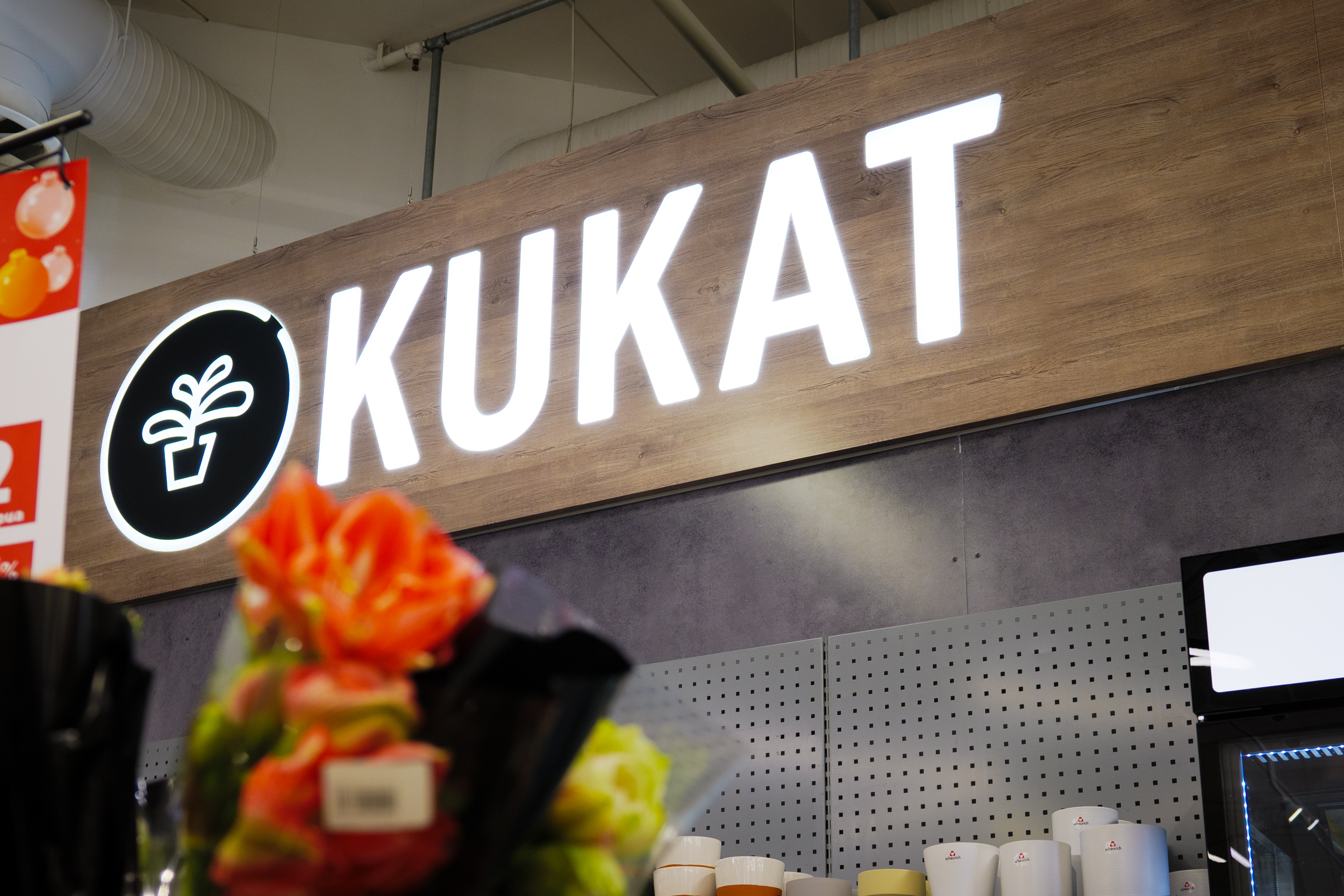 Imagon - kukat valomainos Prima Sello