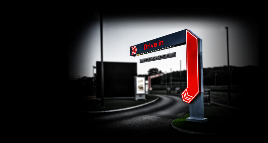 imagon drive-in pylonit – valomainos hinta