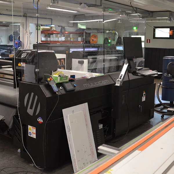 A black machine in Imagon's production workshop.